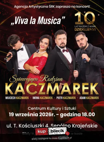 Sępólno Krajeńskie Wydarzenie Koncert "Viva La Musica"