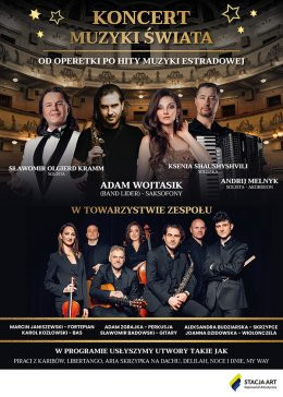 Szczecinek Wydarzenie Koncert Koncert Muzyki Świata - Od Operetki po Hity Muzyki Estradowej - Nowa edycja